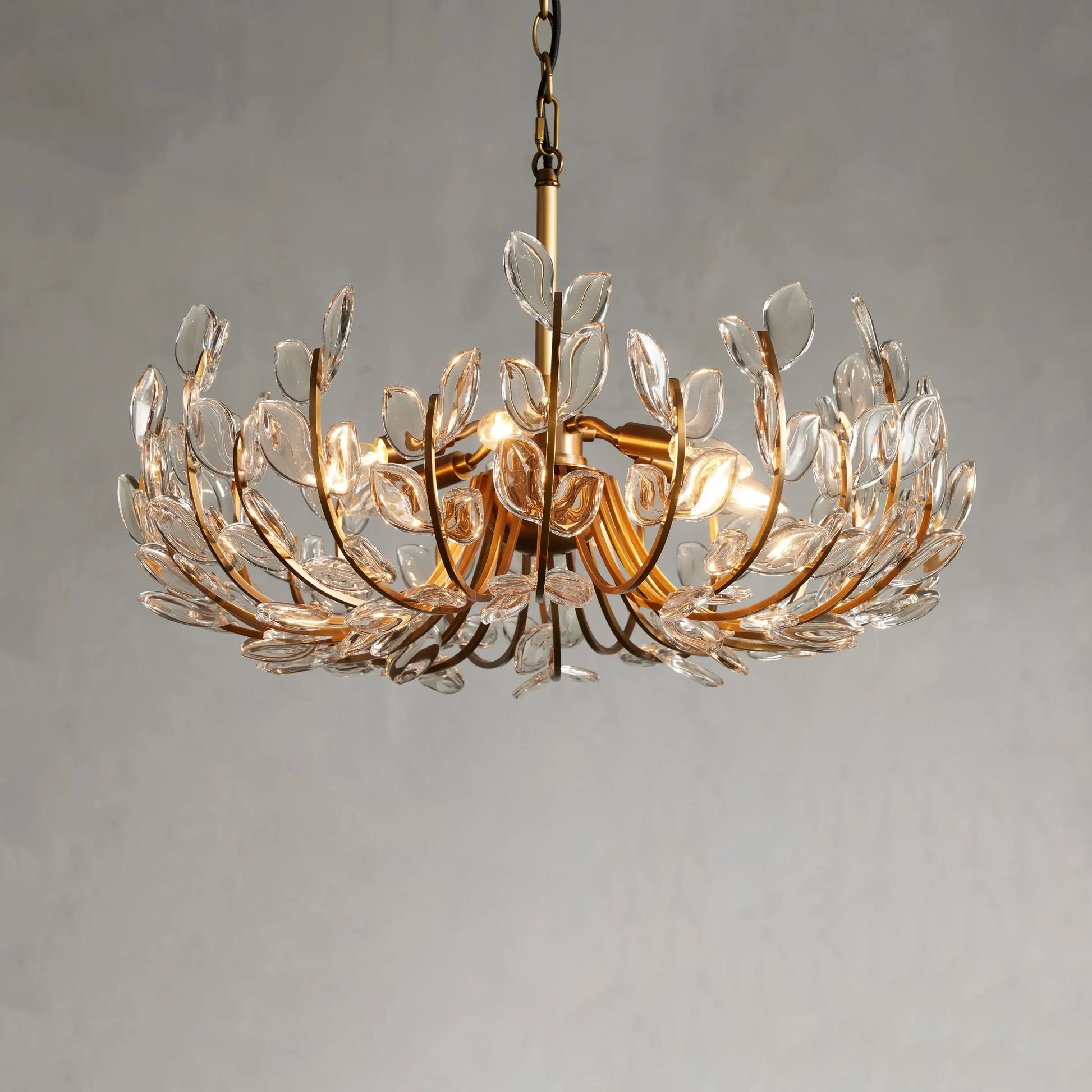 Adela 6 Light Chandelier 26" - 1016, All Products, bathroom, Bedroom, Chandelier, Dining & Kitchen, Entry/Foyer, Fanci, Hallway, Linear/Rectangular Chandelier, Living Room, round chandelier, Wall Sconces-1-Luxehomezone