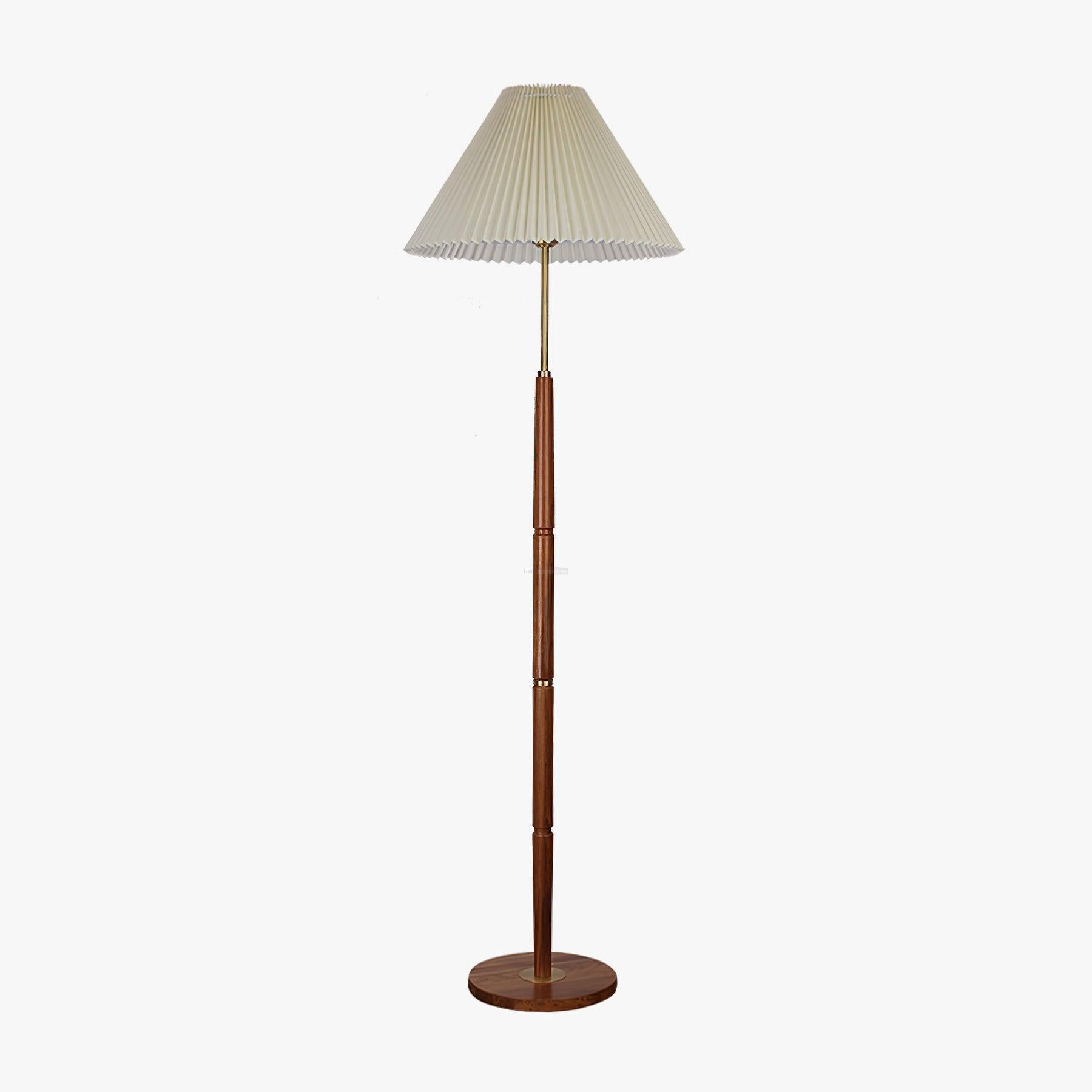 Pleated Floor Lamp ∅ 17.7″