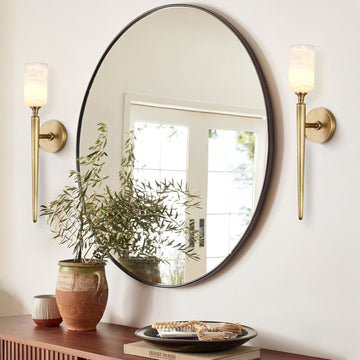 Modern Alabaster Wall Sconces