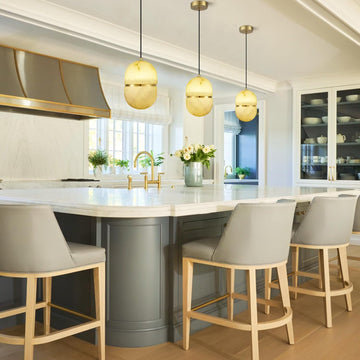 Alabaster Pendant Lights Kitchen Island