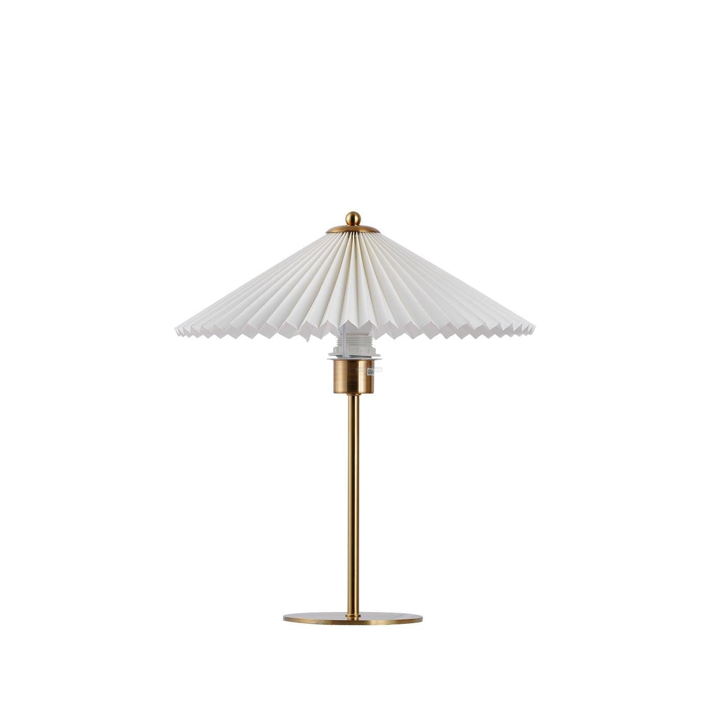 Perla Pleated Table Lamp ∅ 14.2″