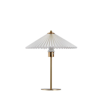 Lampada da tavolo plissettata Perla ∅ 14,2″