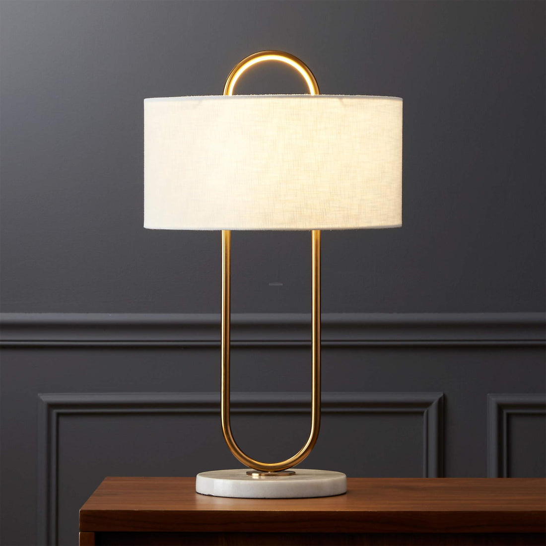 Warner Tischlampe ∅ 13″