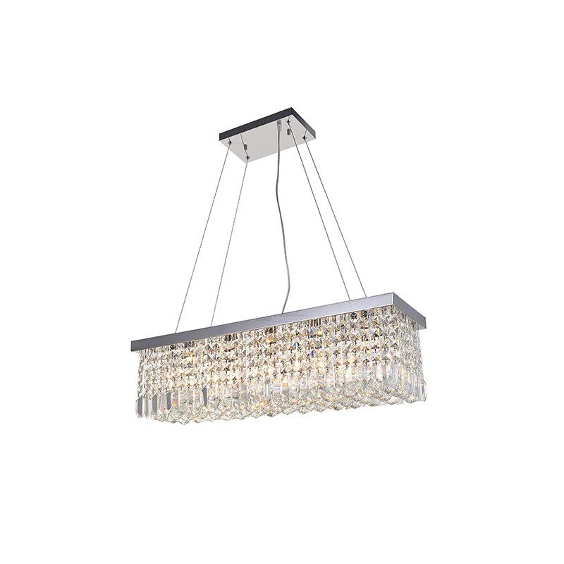 Crystal Long Canopy Chandelier