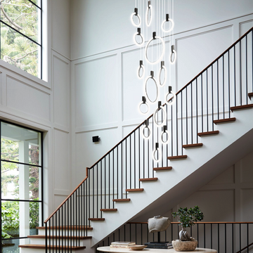 Helia Modern Staircase Hanging Chandelier