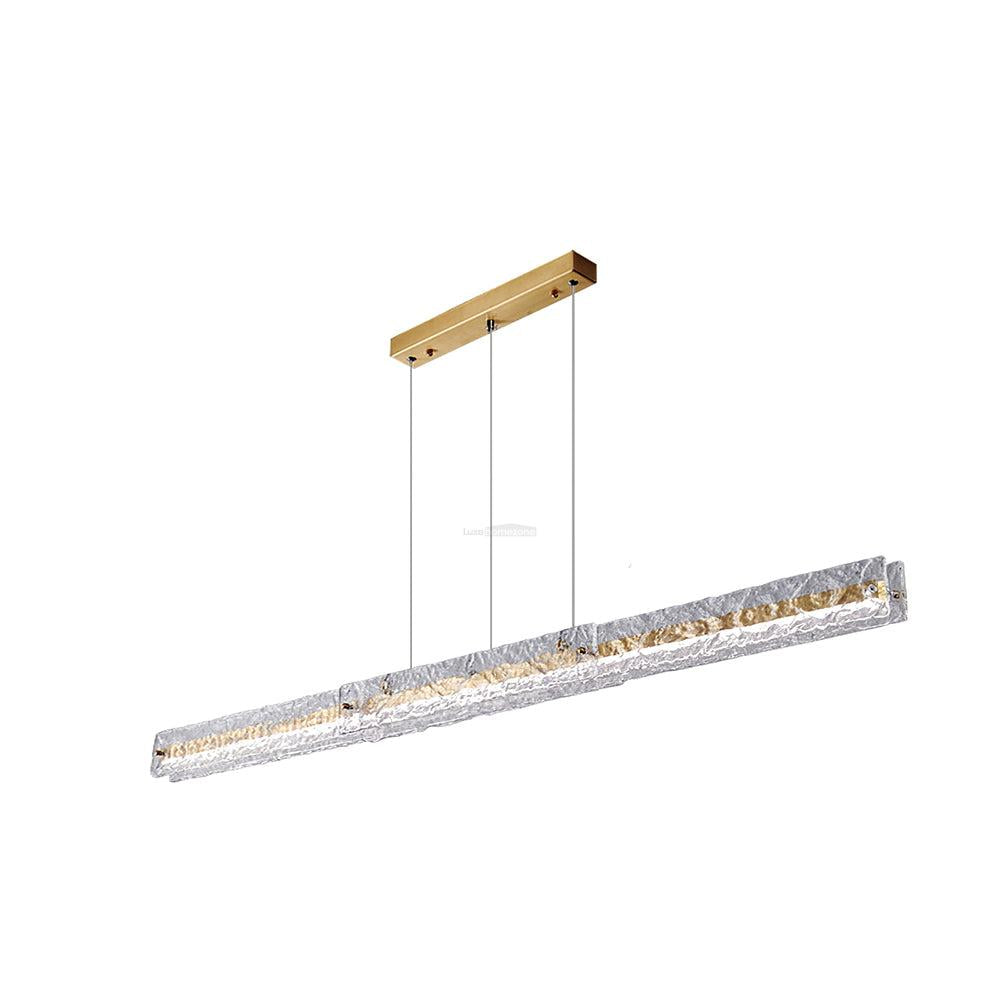 Capuccio LED Linear Pendant, Dining table pendant light, Kitchen Island Lamp
