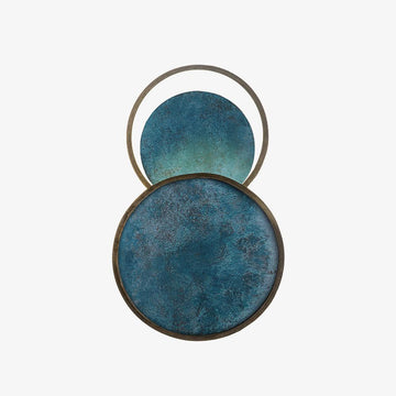 Turquoise Satellite Wall Sconce