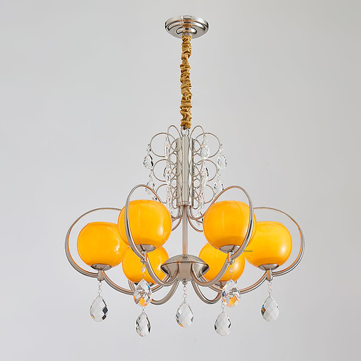 Doria Crystal Chandelier with 6/8/10 heads