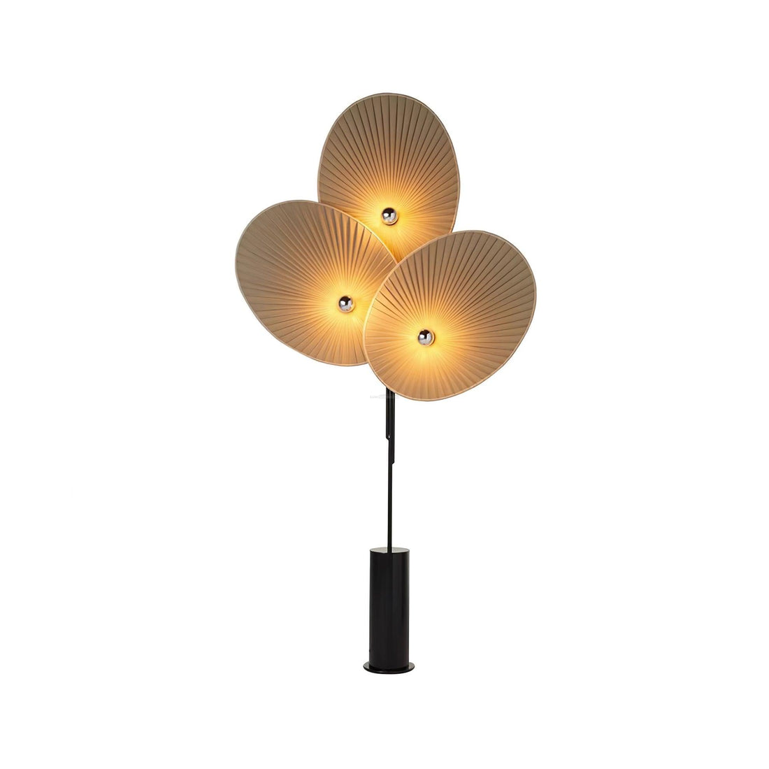 Triple Floral Floor Lamp ∅ 39.4″