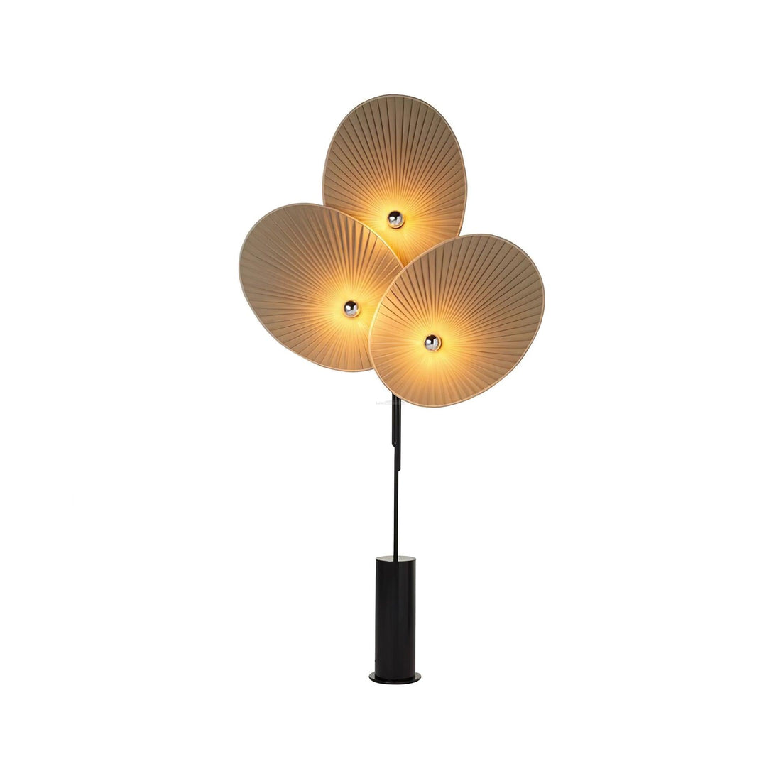 Dreifache Blumen-Stehlampe ∅ 39,4″ 