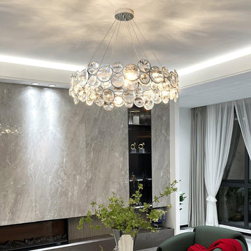 Chrome Crystal Chandelier