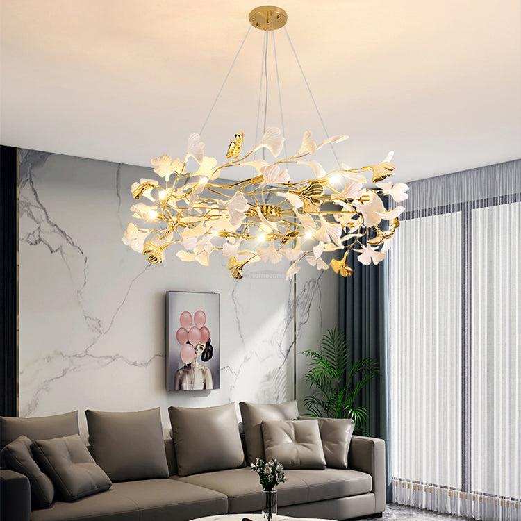 Gingko Chandelier Style P