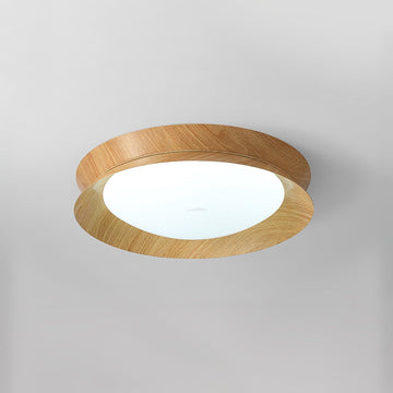 Lampada da soffitto effetto legno