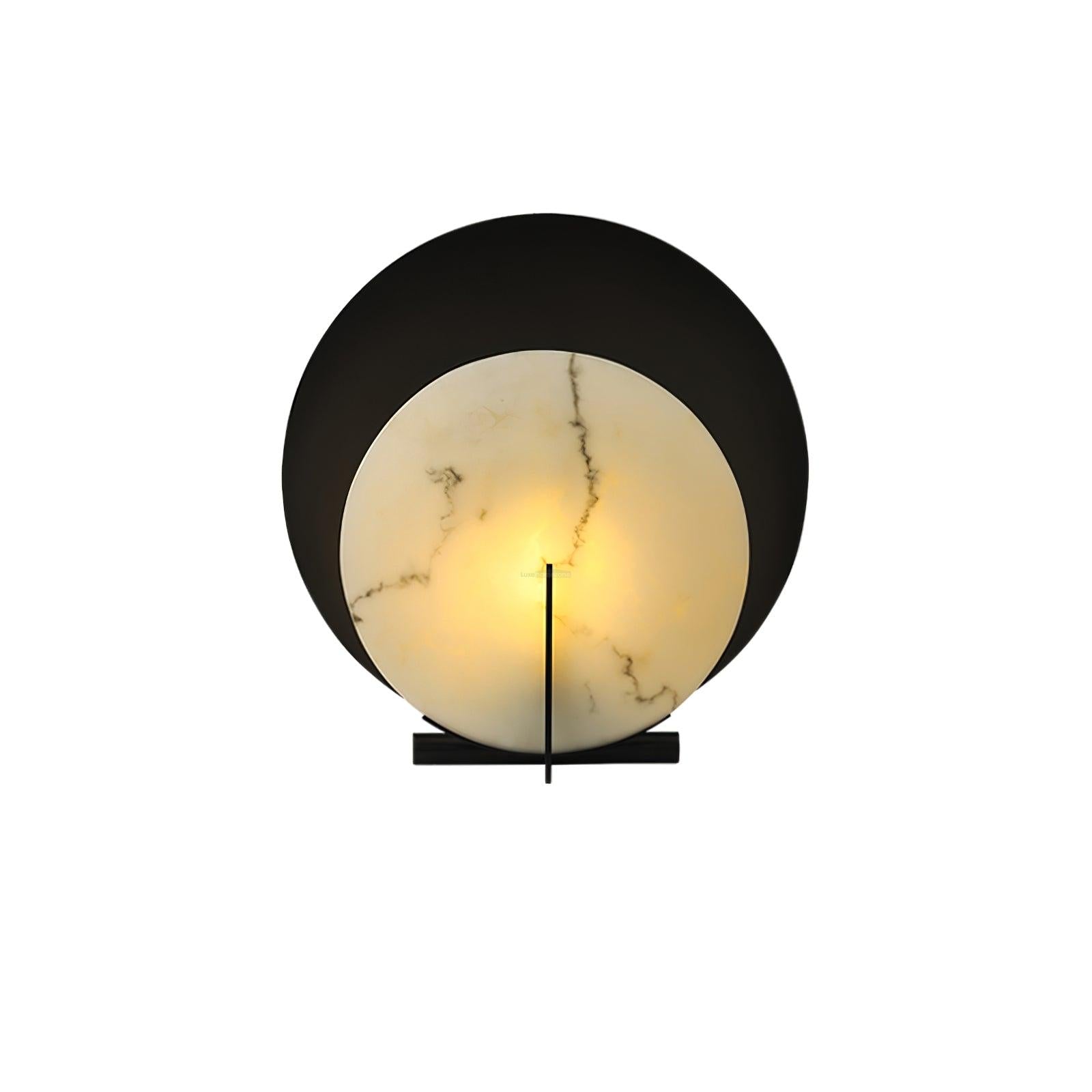 Corbett Asteria Table Lamp  ∅ 13″ Alabaster
