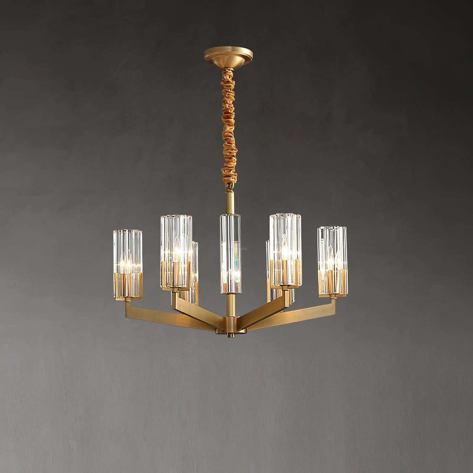 Kayla Brass Chandelier with 6/8/10/15 heads