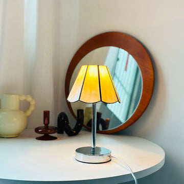 Moare Glass Table Lamp  ∅ 7.1″