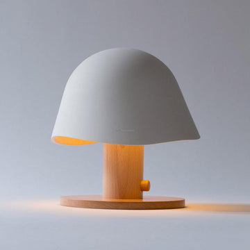 Mushroom Inspired Table Lamp  ∅ 13.8″