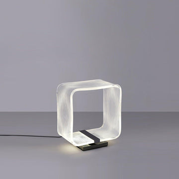 Wire Cube Table Lamp ∅ 9.4″