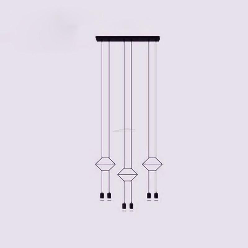 Lampe à suspension d'art en ligne