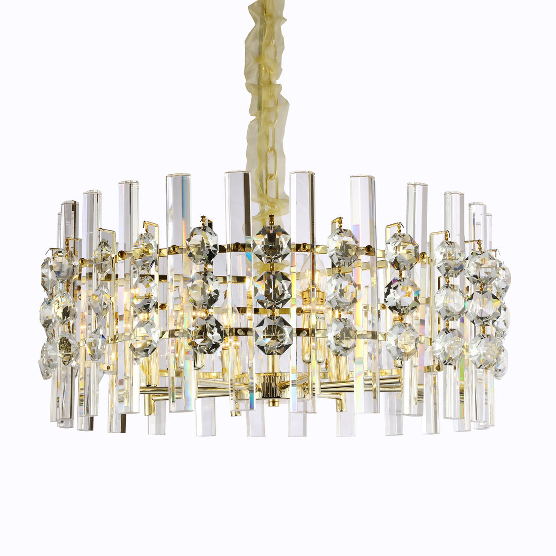 Lustre rond en cristal Ariel Gem