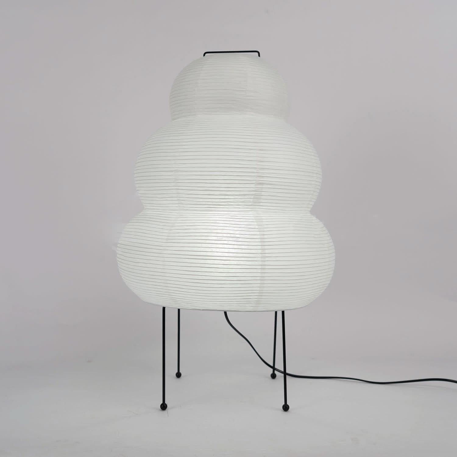 Akari Paper Round Table Lamp - Luxehomezone