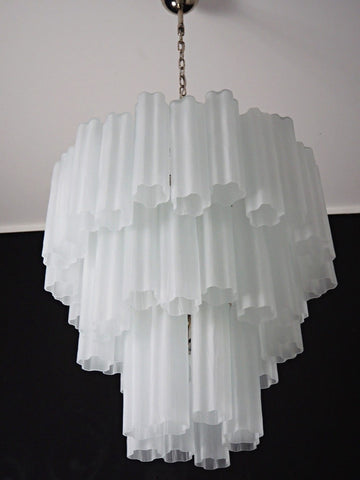 Murano Chandelier – 48 tubes – matte white