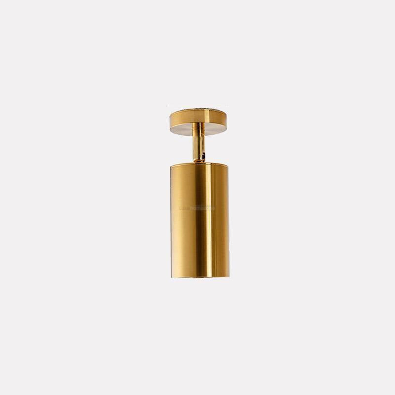 Cylinder Brass Series Ceiling Lamp with 1/2/3/4 heads