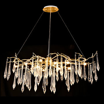 Dawn Lukas Linear Organic Branching Chandelier