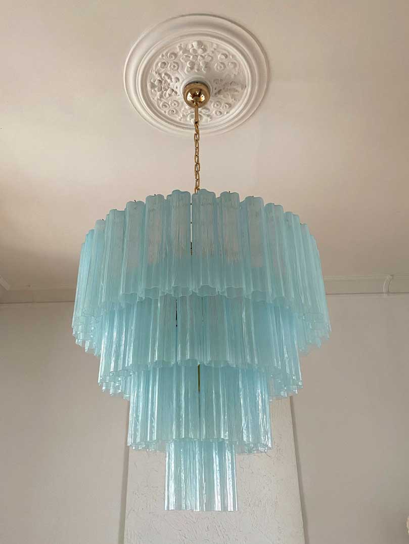 Murano Chandelier – 78 tubes – Opal