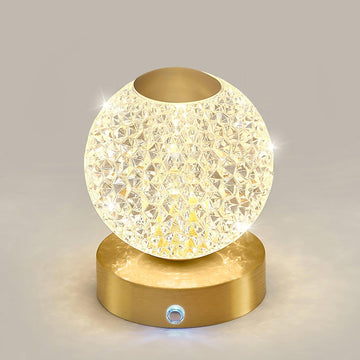 Lampada da tavolo Jarin Diamond con batteria incorporata ∅ 4,3″