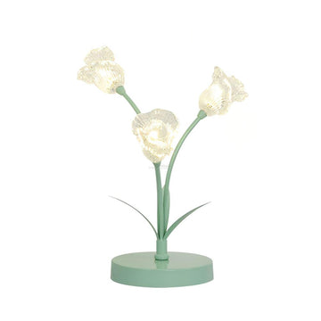 Lampada da tavolo a forma di fiore di tulipano con 3/5 teste