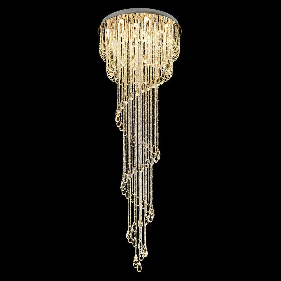 Classic Symphony Spiral Round Chandelier