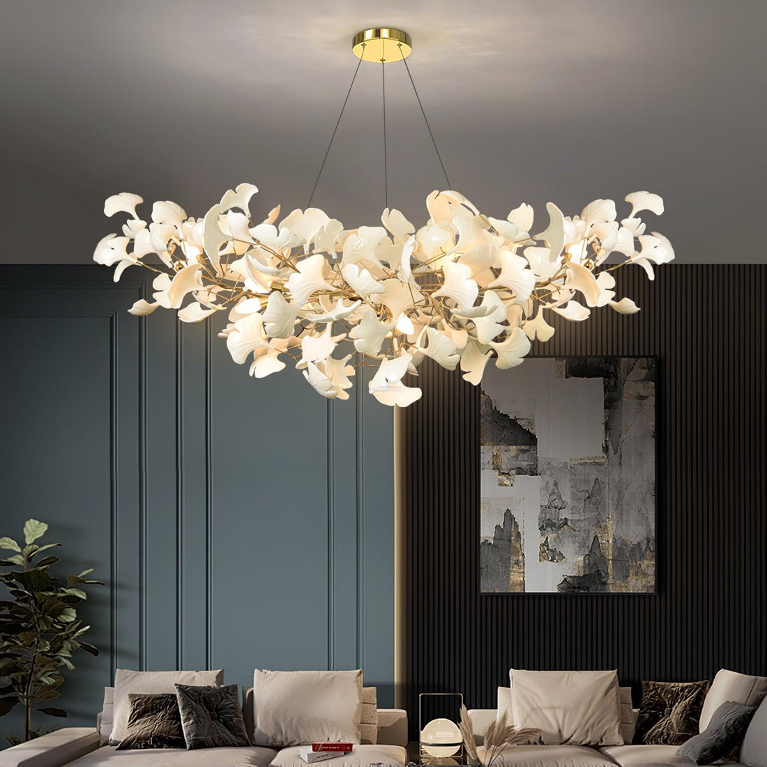 Lampadario Gingko stile B