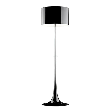 Huafang Black And White Floor Lamp ∅ 12.6″