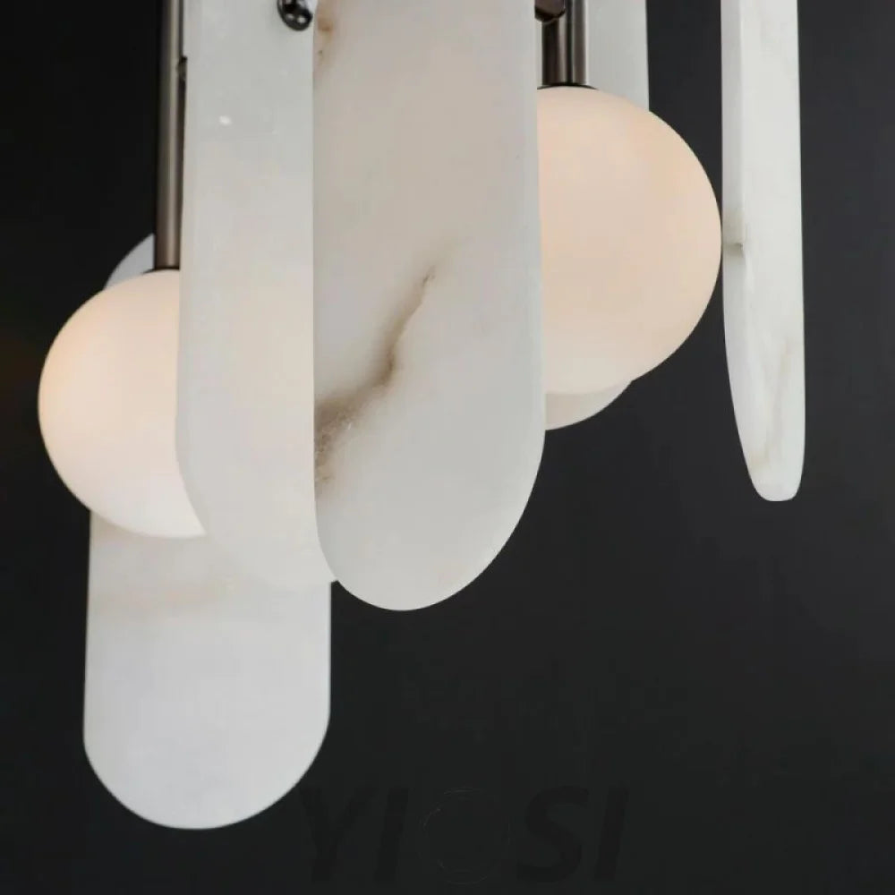 Alabaster Studio M Megalith 5-Light Linear Chandelier