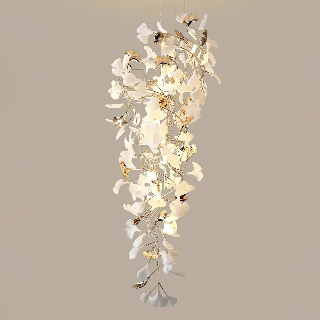Gingko chandelier with Long Branch