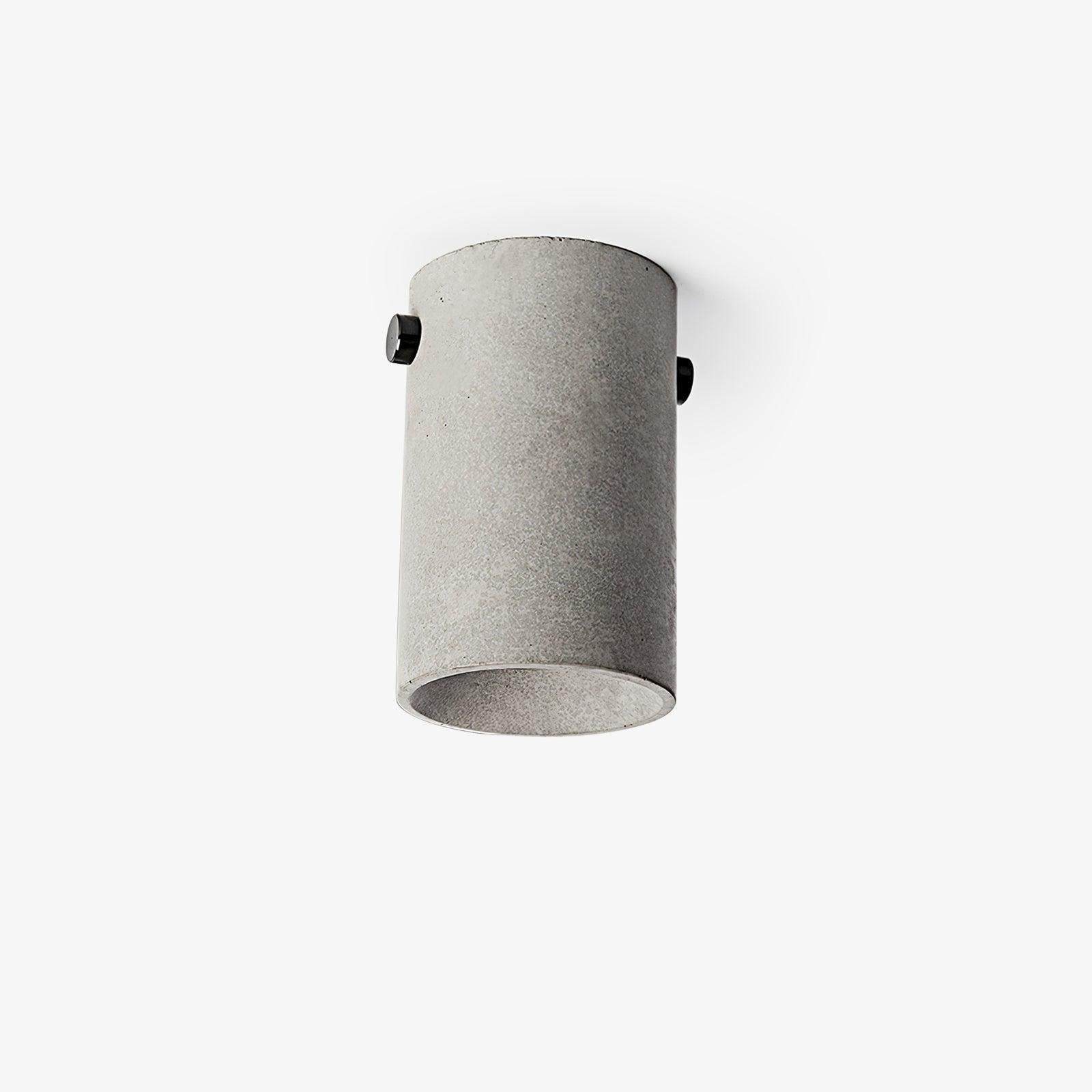 Concrete Ceiling Lamp  ∅ 5.1″