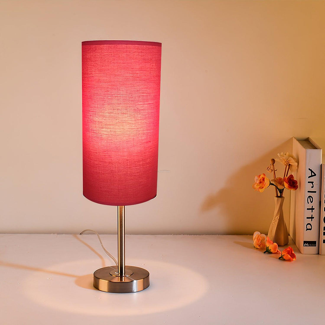 Stoff-Tischlampe „Mood“ ∅ 5,9″