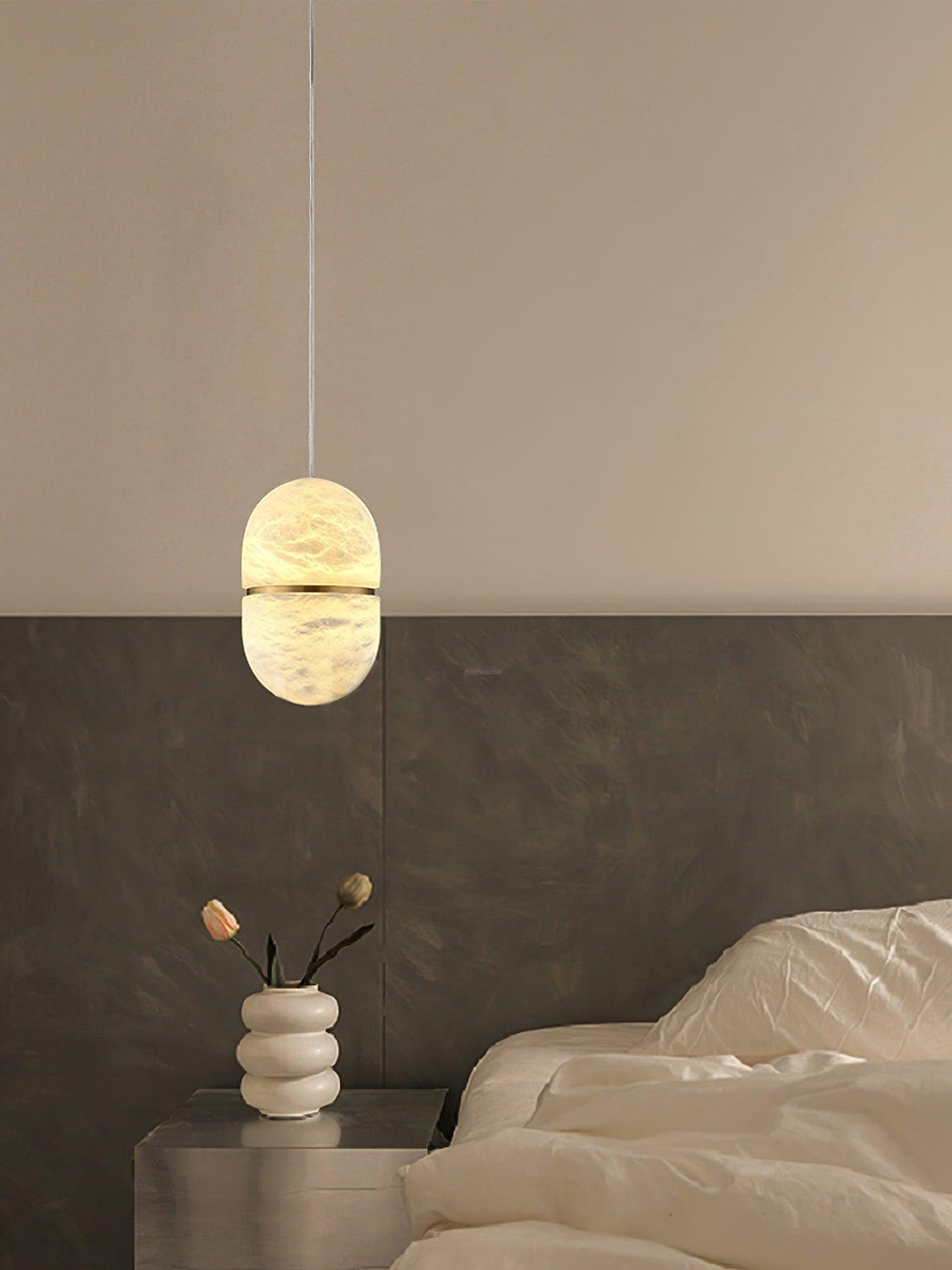 YUM Alabaster Pendant Light