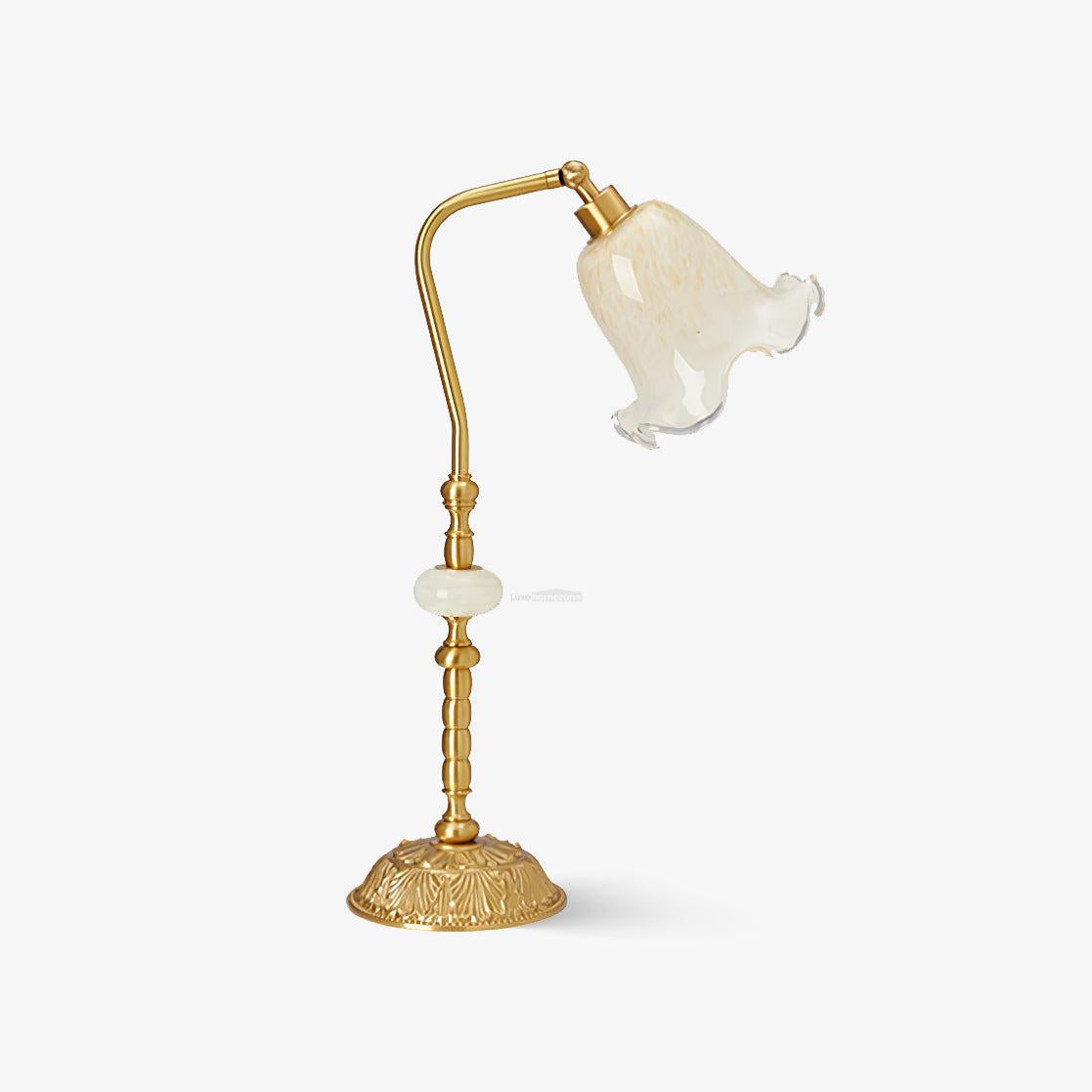 Tulip Brass Table Lamp ∅ 11.8″