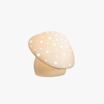 Fungo White Table Lamp  ∅ 5.9″