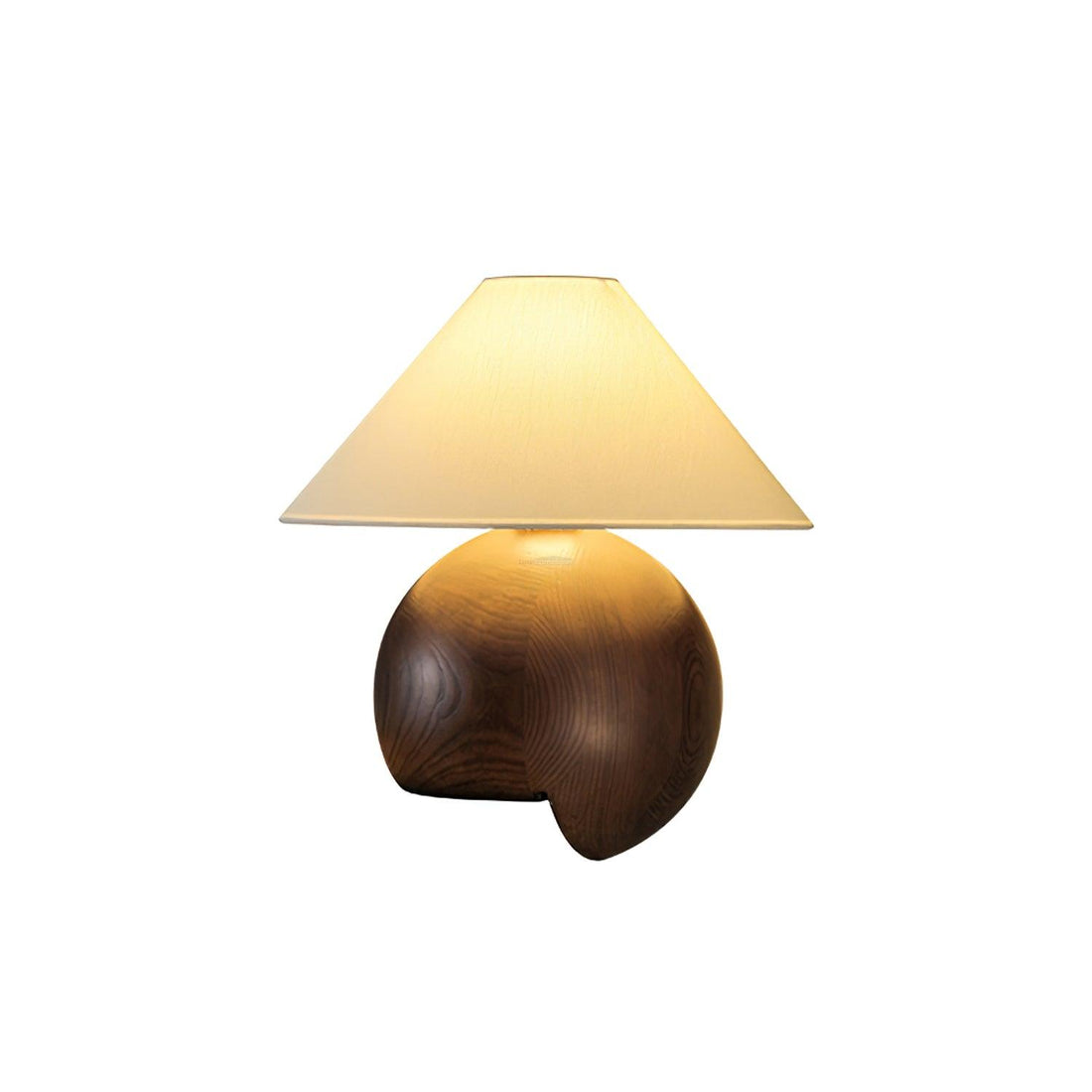 Corner Log Table Lamp ∅ 13.8″