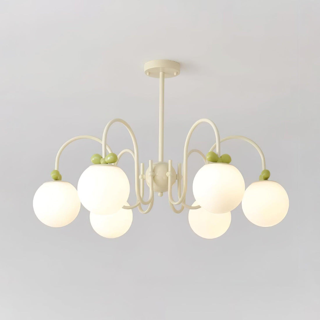 Cream Cherry Chandelier with 4/5/6/8 heads