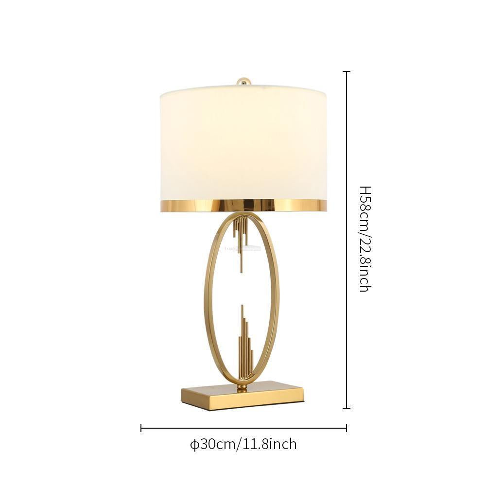 Metal Table Lamp ∅ 11.8″