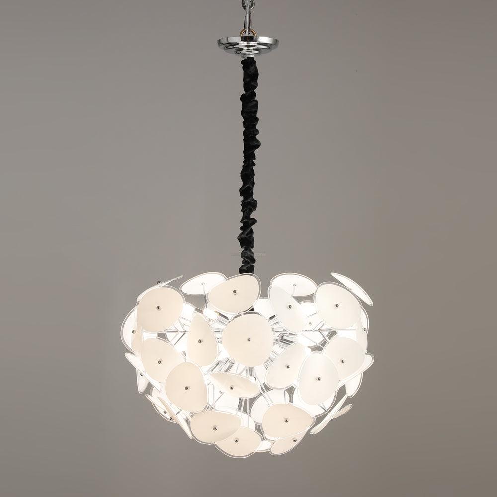 Poppy Glass Chandelier ∅ 15.7″