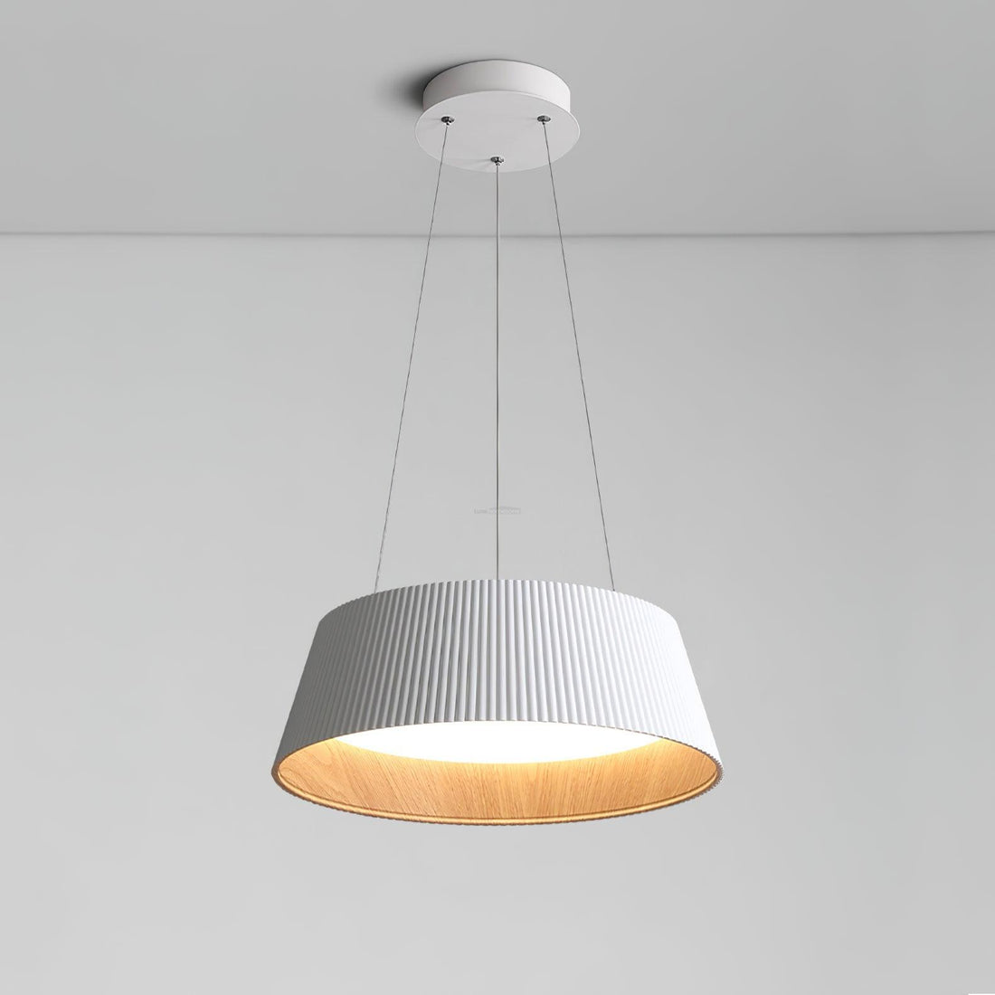 Modern Ribbed Pendant