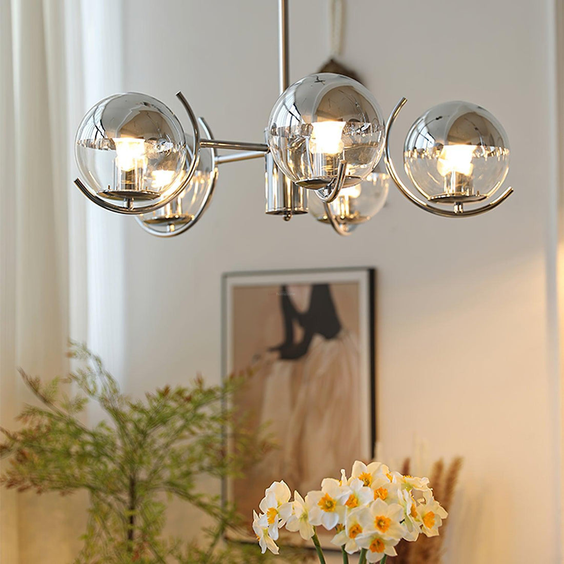 Space Ball Chandelier ∅ 17.7″