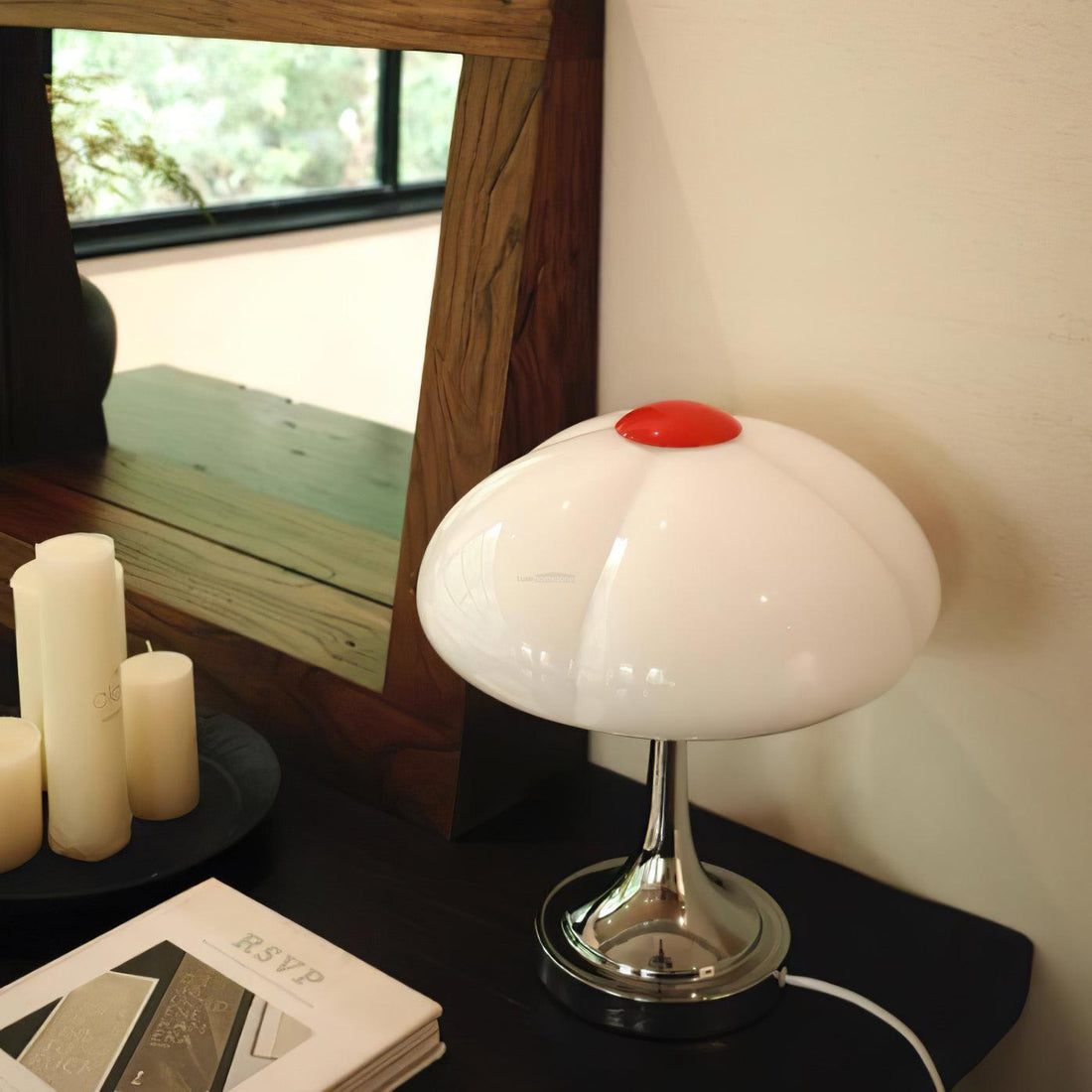 Flower Petal Table Lamp  ∅ 11.4″
