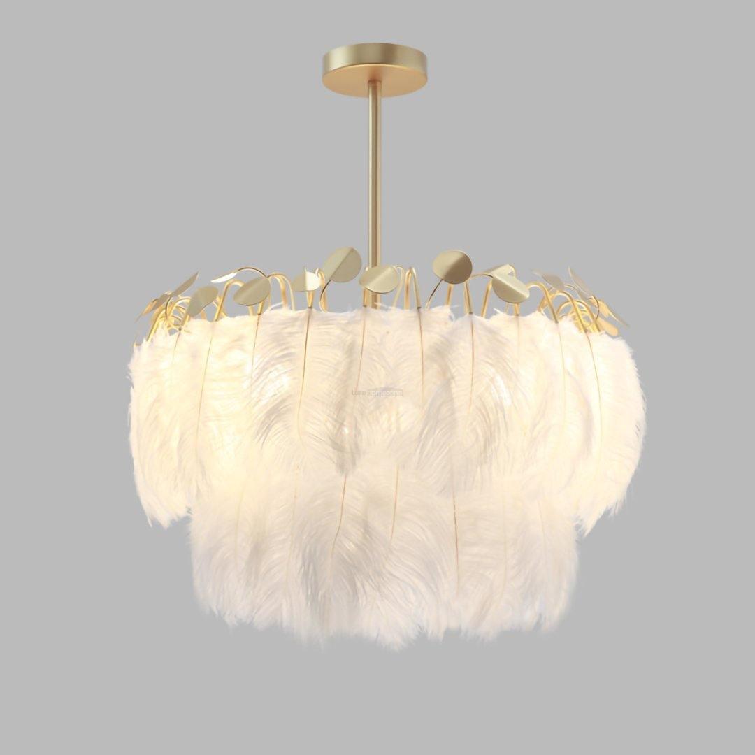 Lampe à suspension plume ∅ 19,7″ 