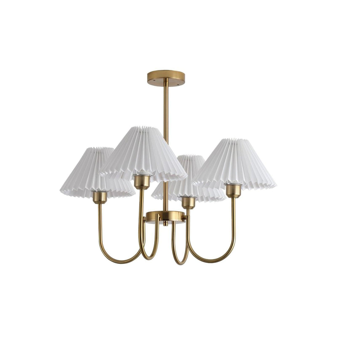 Lenore Pleated Chandelier with 3/4/5/6 heads